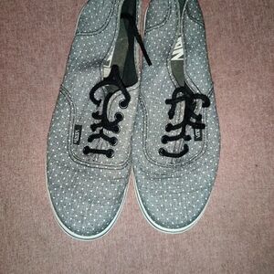 Women's Vans Polka Dot Canvas Sneakers Size 7.5